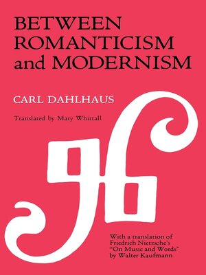 cover image of Between Romanticism and Modernism